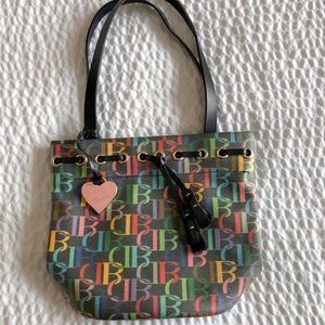 Vintage Dooney & Bourke IKAT multicolor handbag 👜
